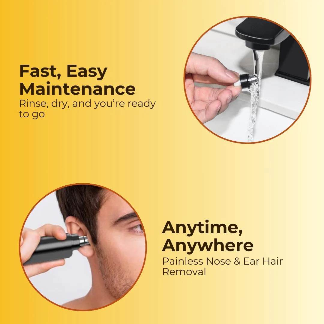 Portable Recharegable USB-C Nose Hair Trimmer - Image 4