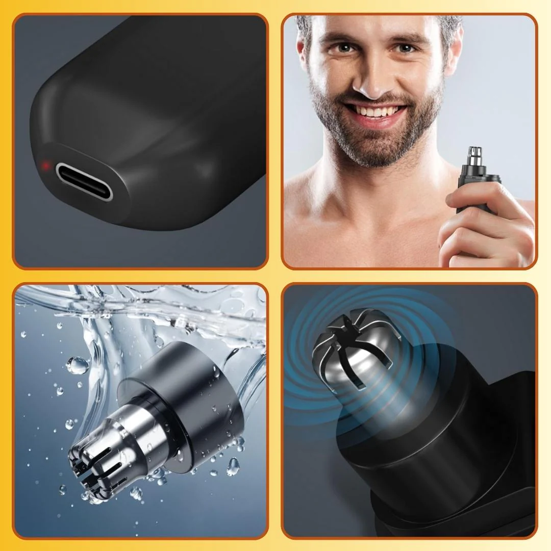 Portable Recharegable USB-C Nose Hair Trimmer - Image 5