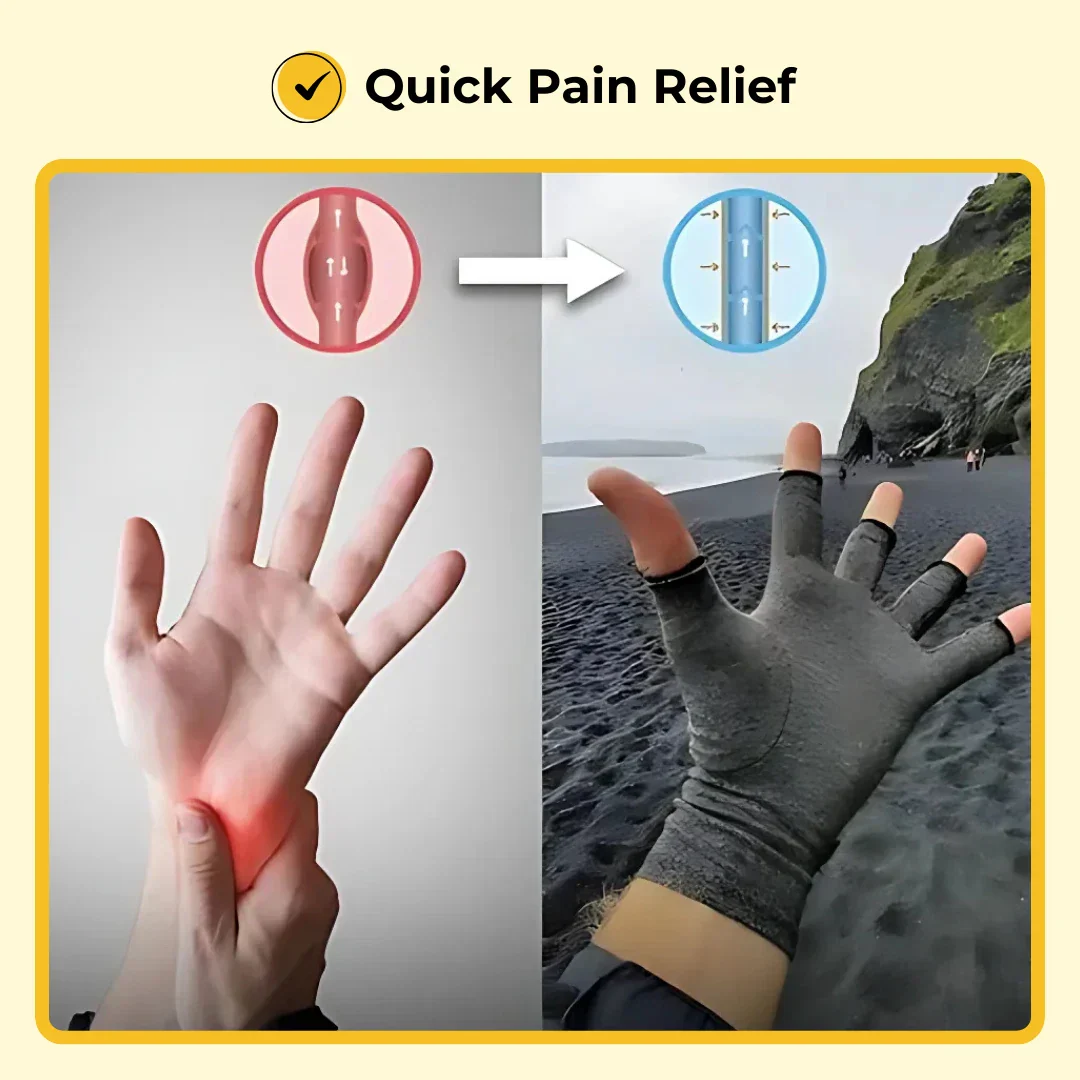 ELITEPRO™ Premium Bamboo Pain Relief Compression Gloves (ONE SIZE FITS ALL) - Image 4