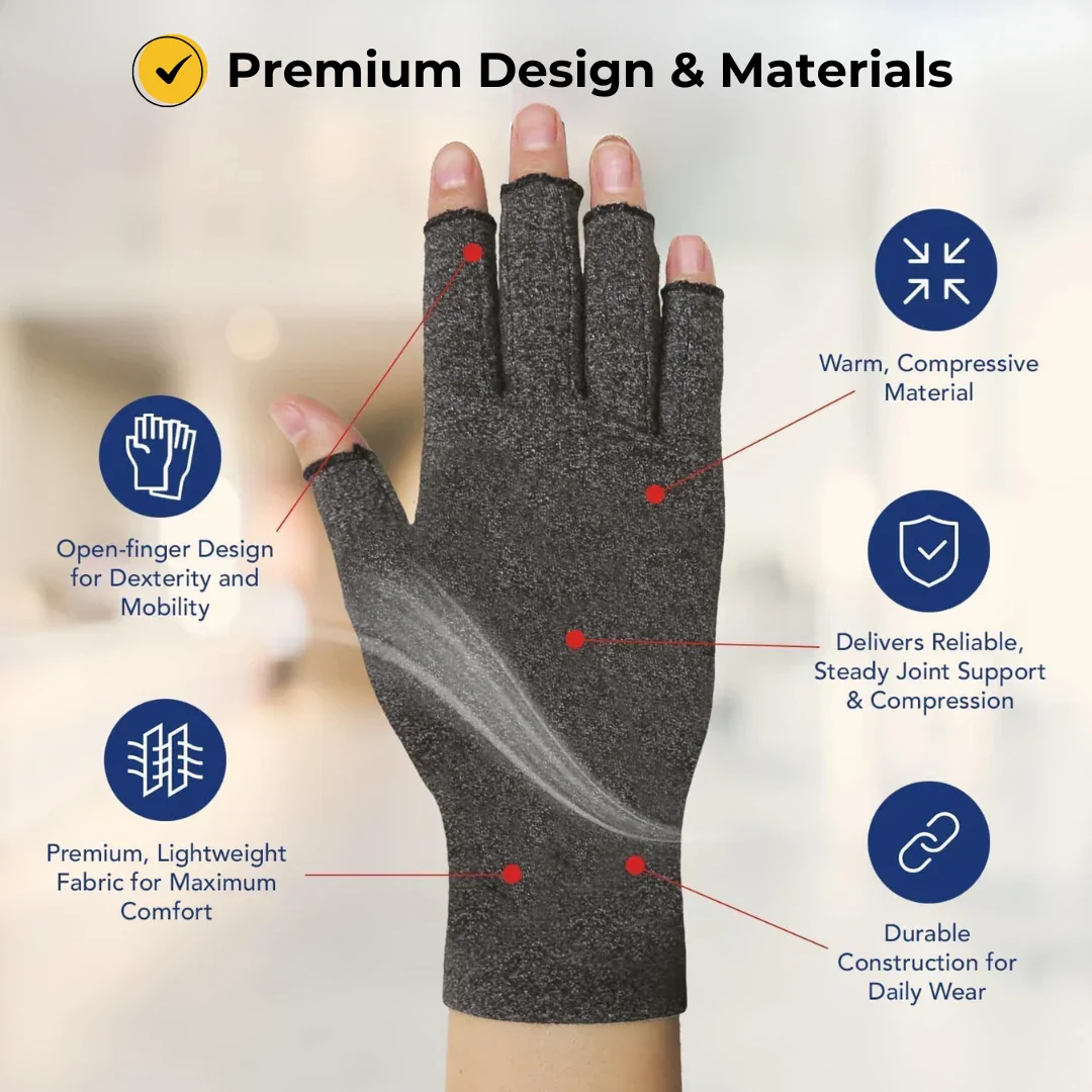 ELITEPRO™ Premium Bamboo Pain Relief Compression Gloves (ONE SIZE FITS ALL) - Image 5