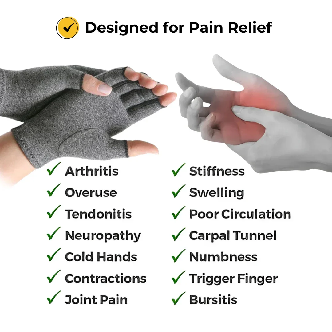 ELITEPRO™ Premium Bamboo Pain Relief Compression Gloves (ONE SIZE FITS ALL) - Image 8