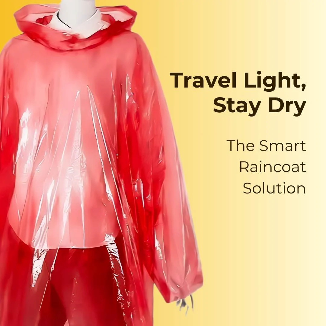 Reusable Pocket Friendly Raincoat Card - Image 3