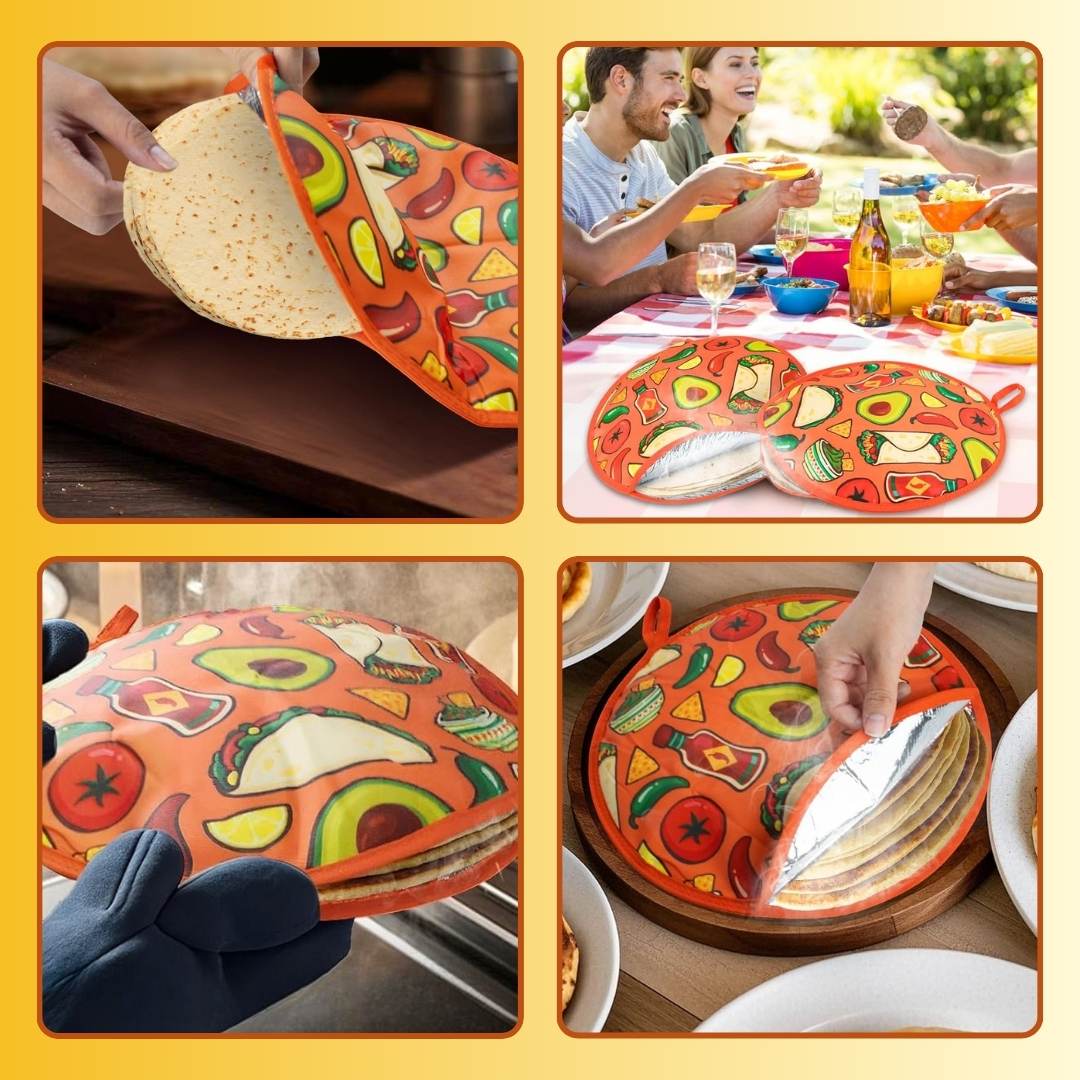 Roti Insulation Bag - Pack of 2 Bags (Capacity - 20 Roti Each Bag) - Image 5