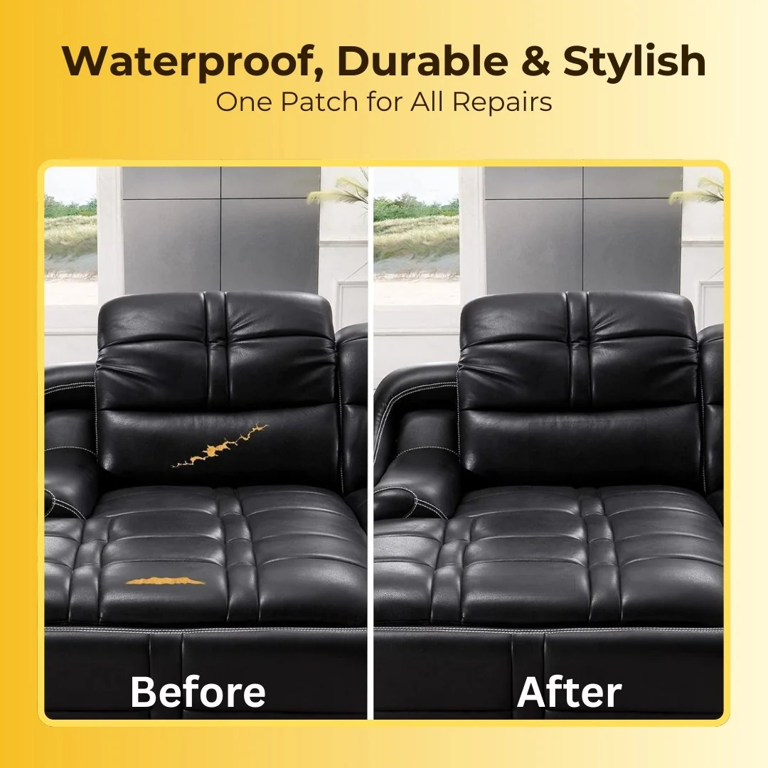 Quick & Easy Repair Self-Adhesive Leather Sheet Roll (2.5 Meter) - Image 2