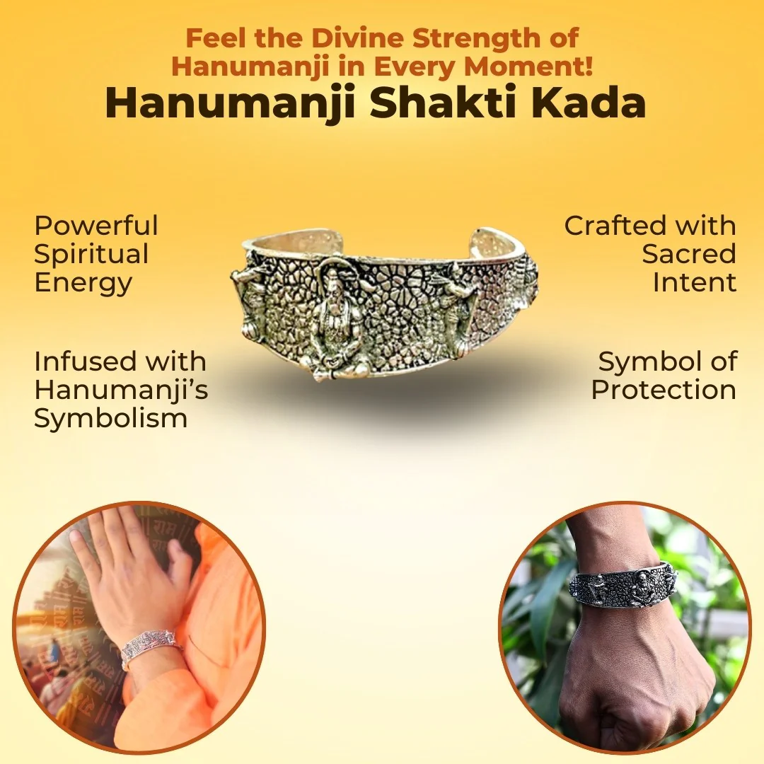 925 Sterling Silver Plated Original Bajrang Shakti Kada™ 💪 🚩
