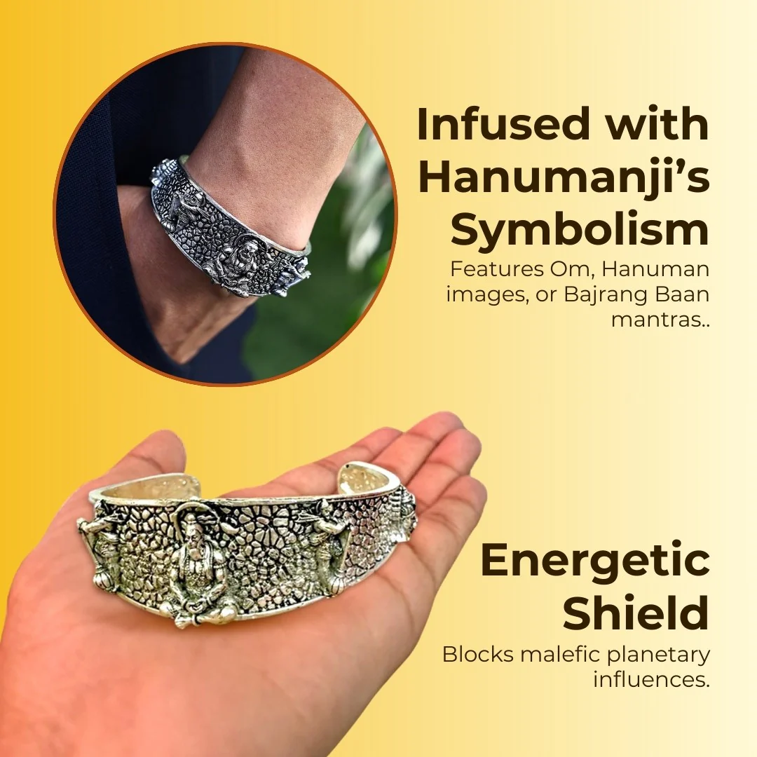 925 Sterling Silver Plated Original Bajrang Shakti Kada™ 💪 🚩 - Image 4