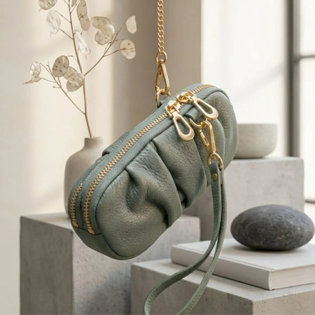 Soft Leather Women Purse with FREE Elegant Woman’s Styling Guide eBook - Image 5