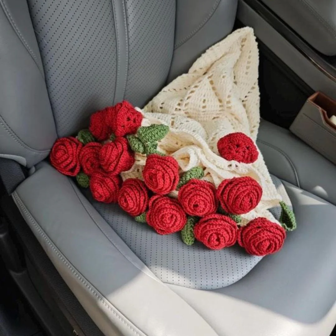 Hand Made Soft Bouquet Blanket (Premium Wool Yarn) - Image 8