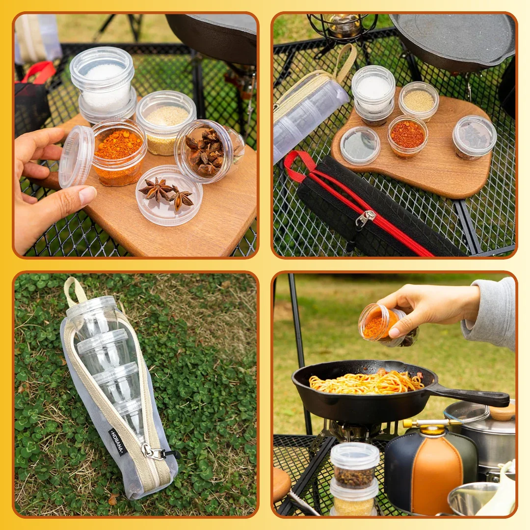 Stackable Spice Jars with Free Kitchen label Stickers - Image 6