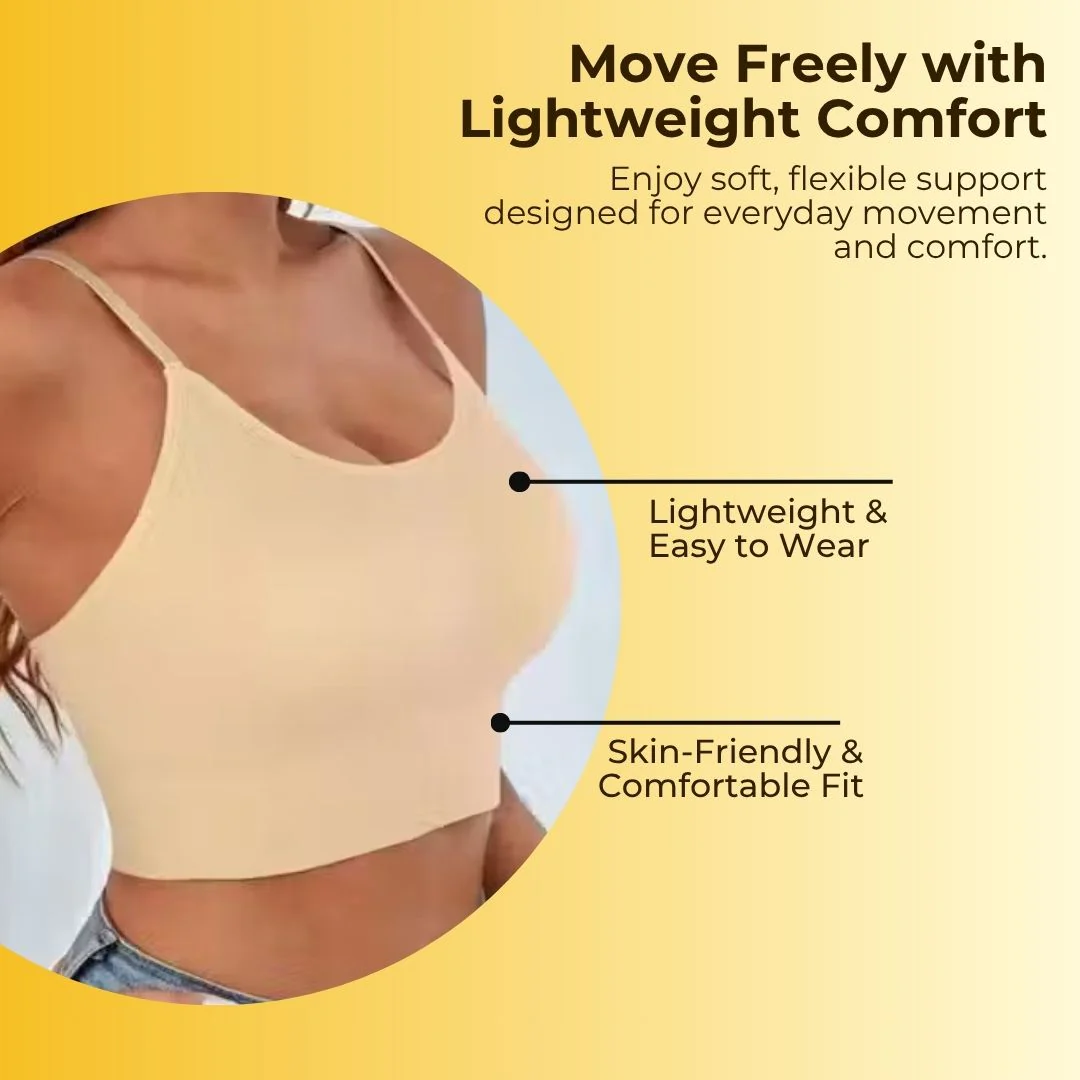Sweat absorbing Seamless comfortable Bra for summers - Pack Of 3 - Image 6