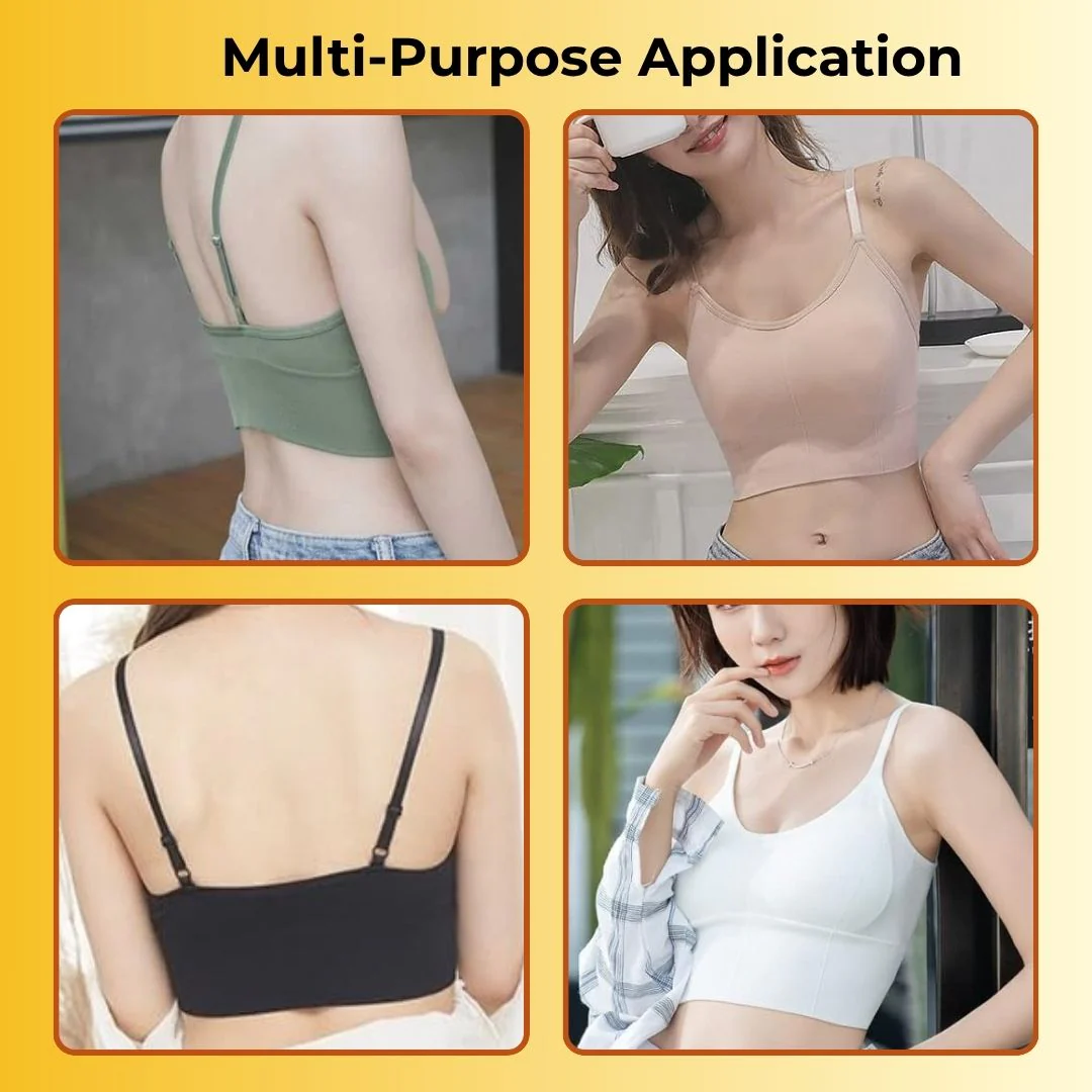 Sweat absorbing Seamless comfortable Bra for summers - Pack Of 3 - Image 7