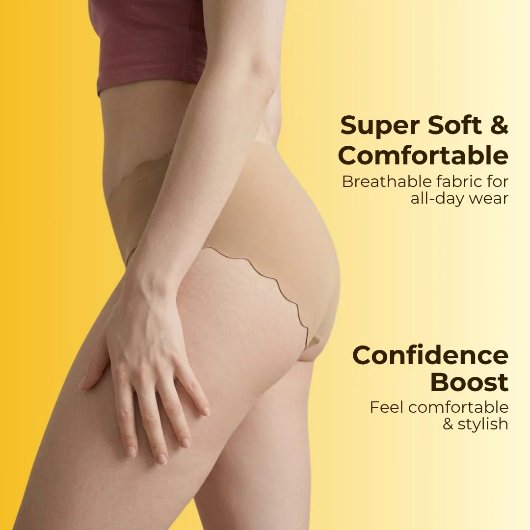 Sweat Absorbing & Leakproof Seamless Underwear - Pack Of 3 - Image 5