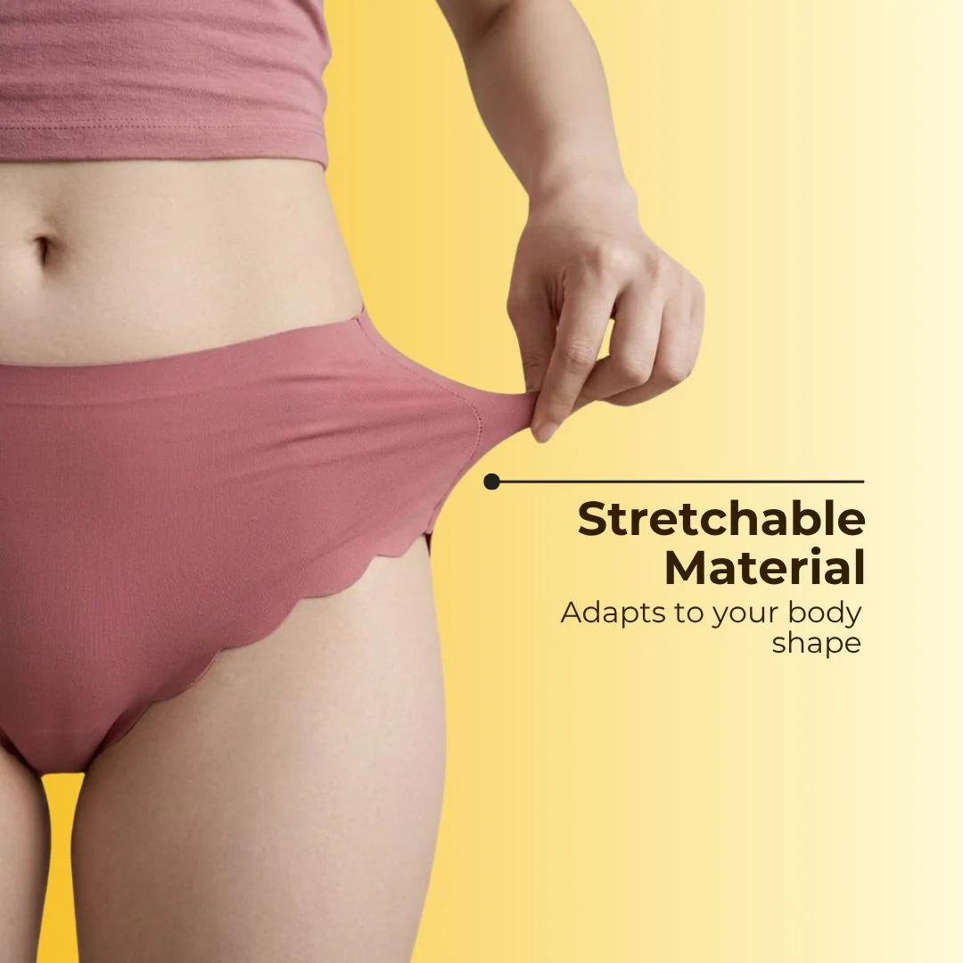 Sweat Absorbing & Leakproof Seamless Underwear - Pack Of 3 - Image 7