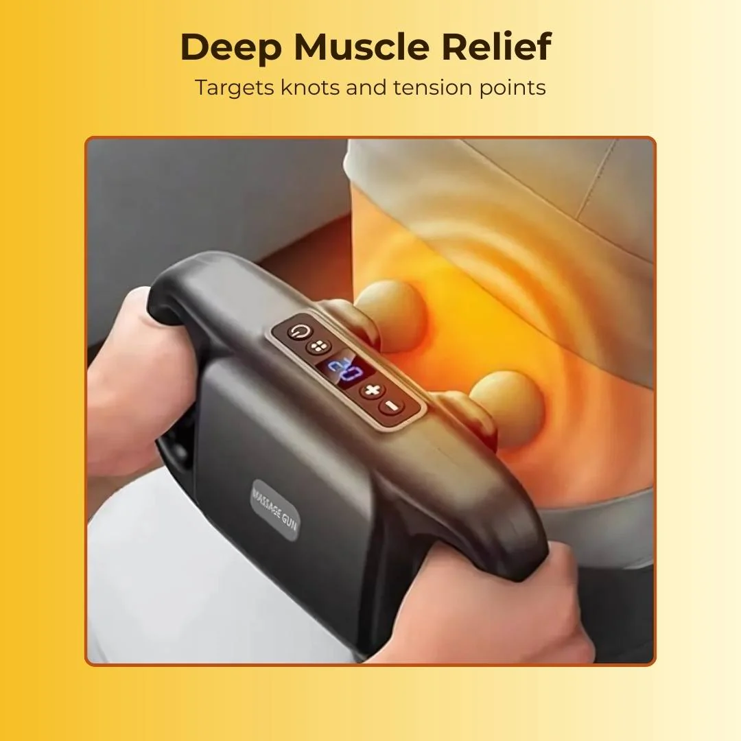 TheraPulse 4 Headed Massage Gun - 1 Year Product Warranty - Image 2