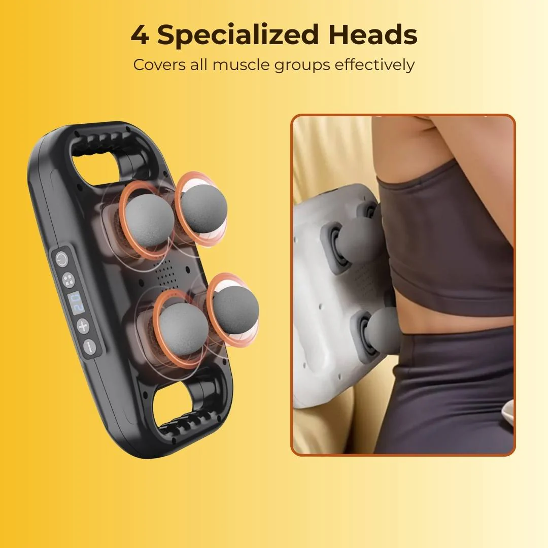 TheraPulse 4 Headed Massage Gun - 1 Year Product Warranty - Image 4