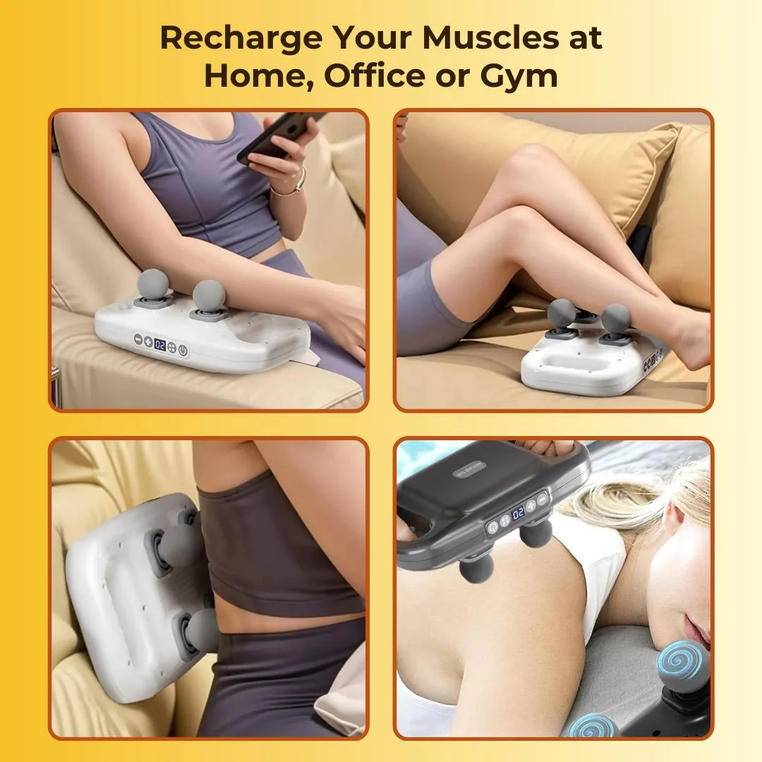 TheraPulse 4 Headed Massage Gun - 1 Year Product Warranty - Image 5