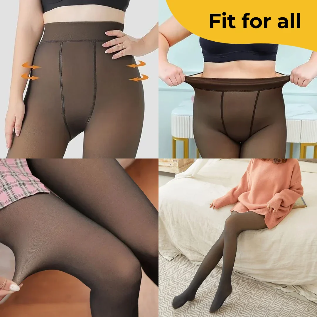 Thermal Thick Warm Fleece Line Leggings for Winter - Image 8