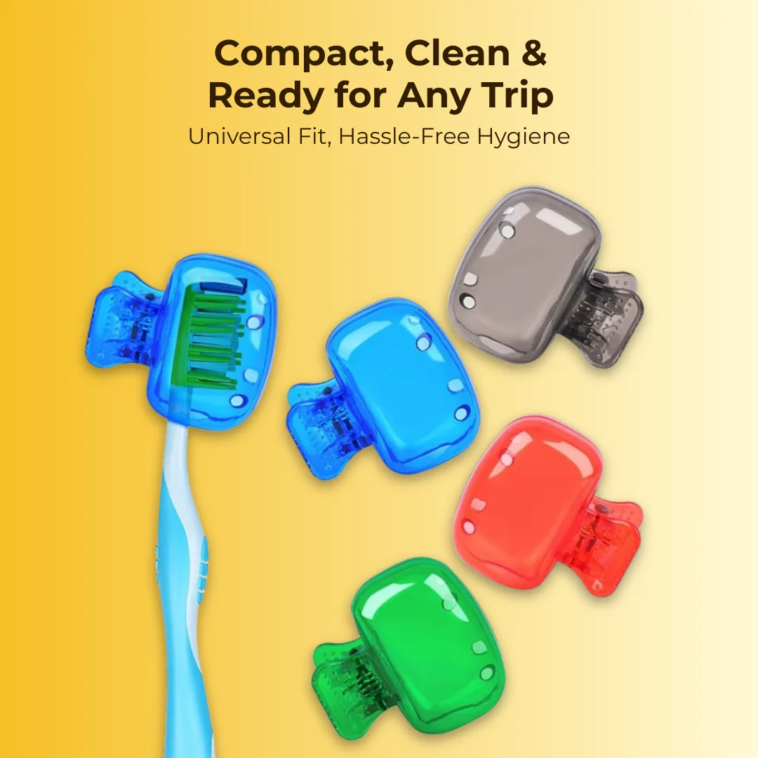 Toothbrush Cover - Pack of 6 (Multicolor) - Image 3