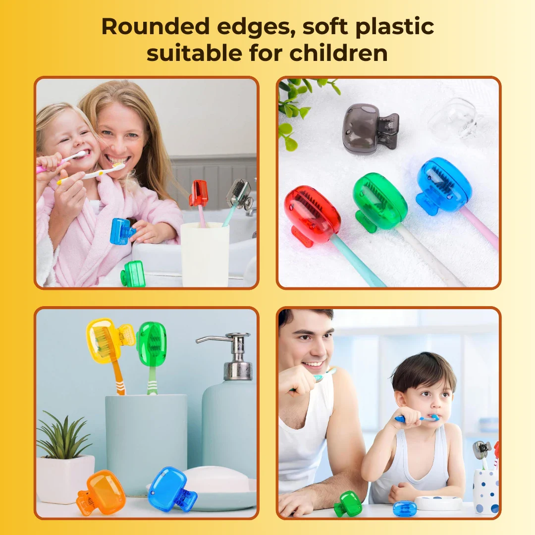 Toothbrush Cover - Pack of 6 (Multicolor) - Image 5
