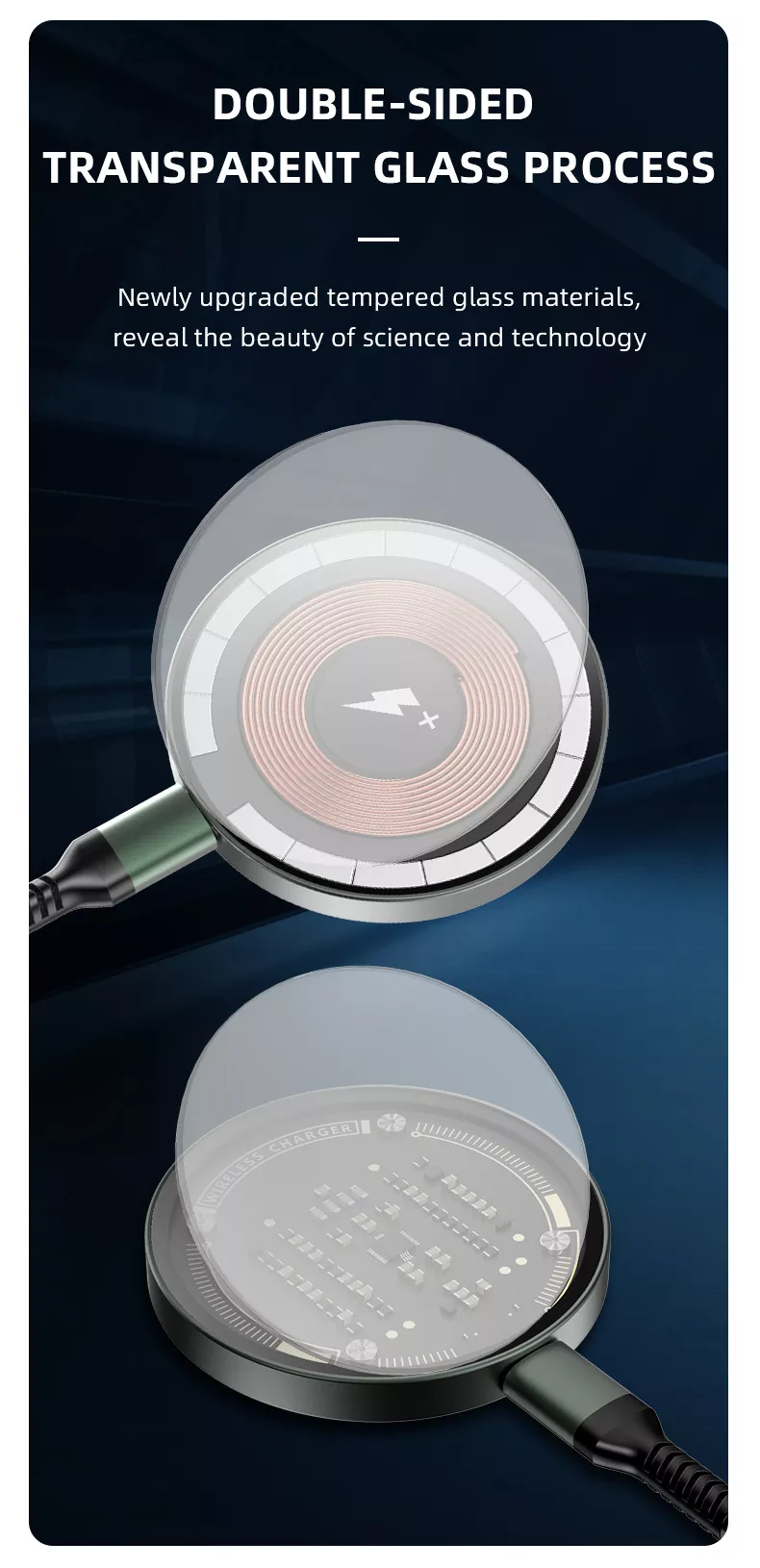 Transparent Magnetic Wireless Charger for iPhone - Image 10
