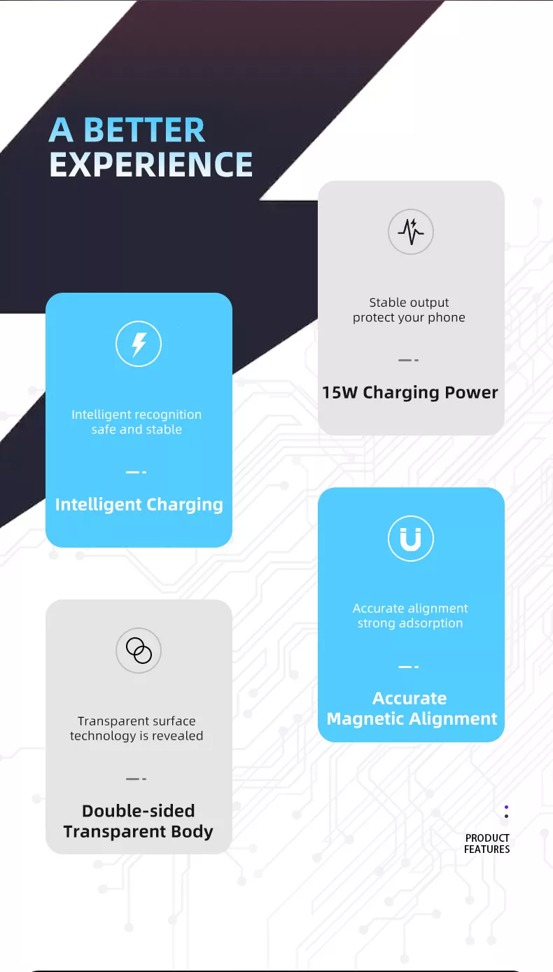 Transparent Magnetic Wireless Charger for iPhone - Image 8