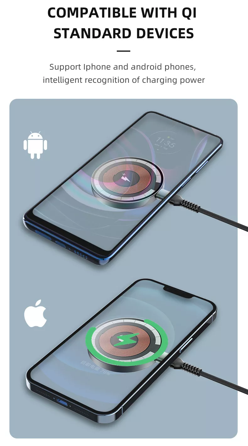 Transparent Magnetic Wireless Charger for iPhone - Image 9