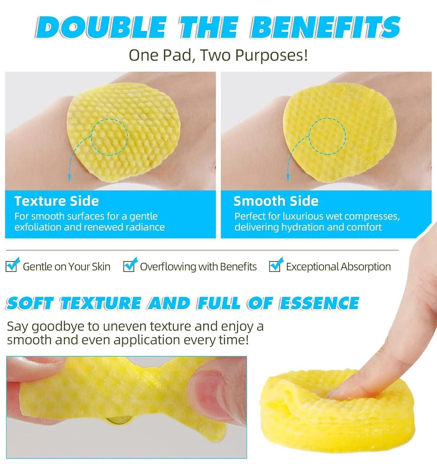Turmeric Kojic Acid Cleansing Pads - Image 4