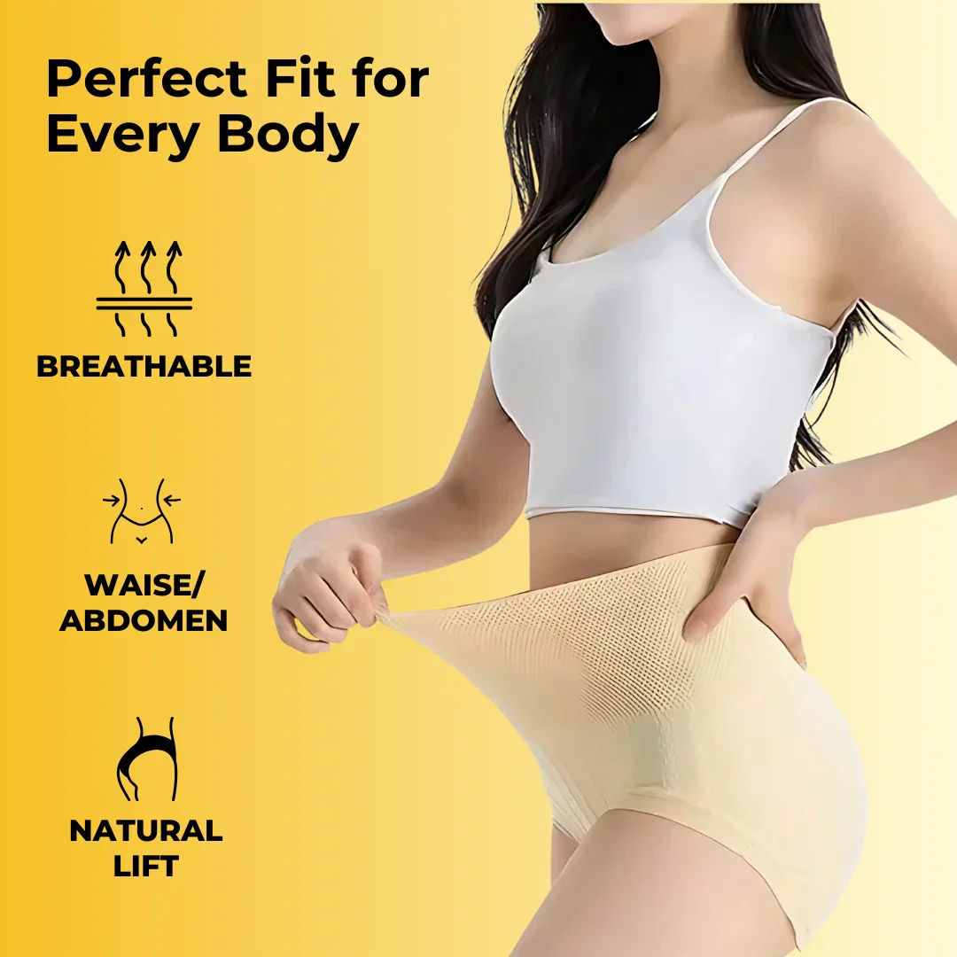 Ultrasoft Tummy Control & Hip Lifting Seamless Underwear For Women - Multicolor [ Pack Of 4 ] - Image 5
