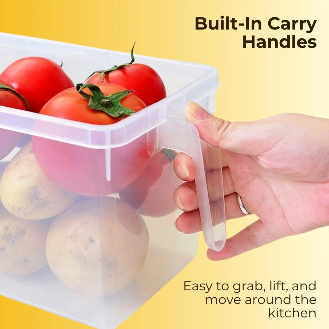 Unbreakable Kitchen Storage Basket (Pack of 6) + Free Kitchen Stickers - Image 2