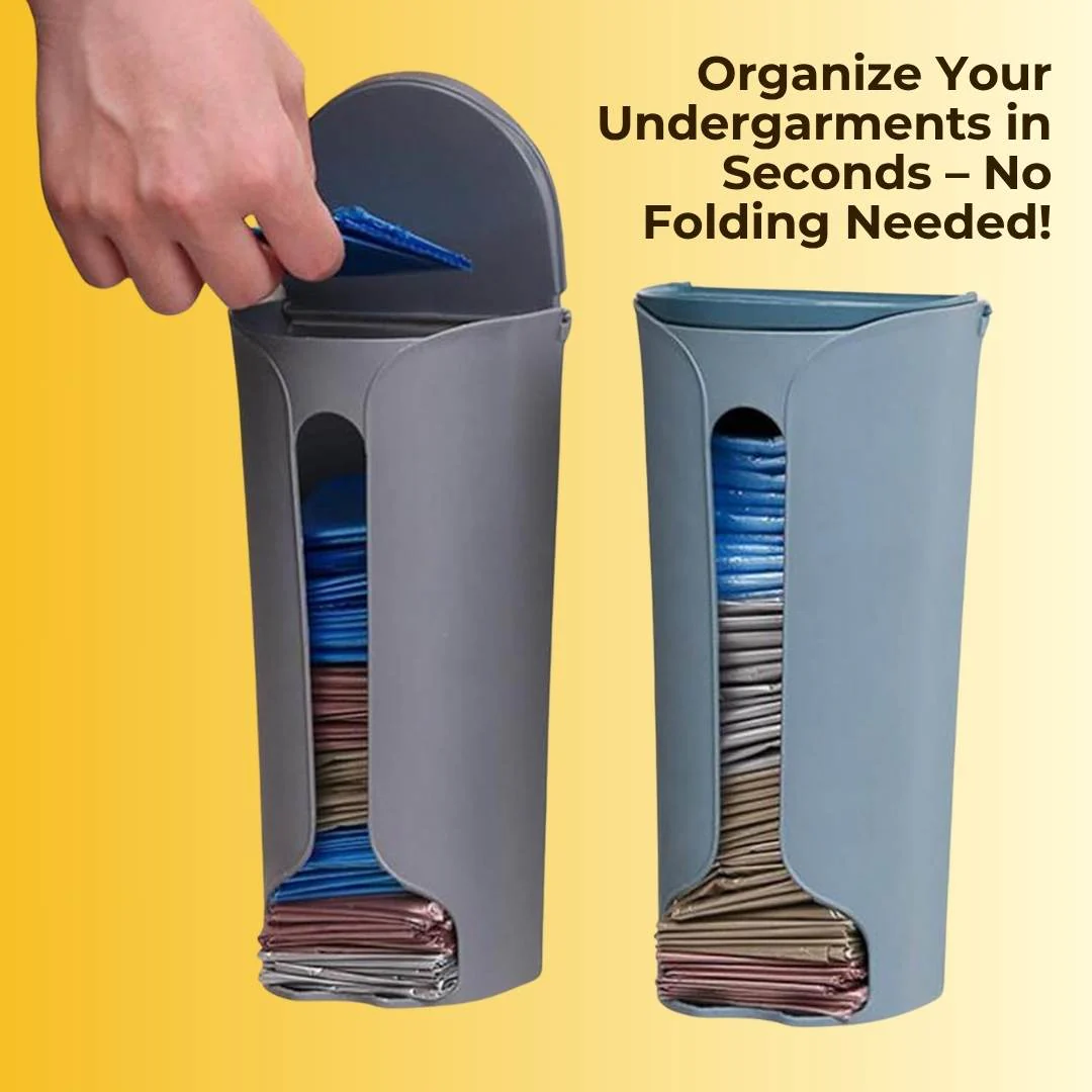 Undergarment & Socks Hanging Storage Box - Pack Of 2 - Image 3