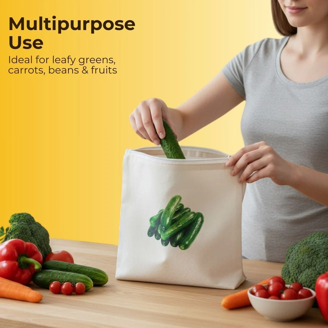 Reusable Vegetables Bags - Keeps Your Fruits & Vegetables Fresh & Nutritious Especially in Summers - Image 7