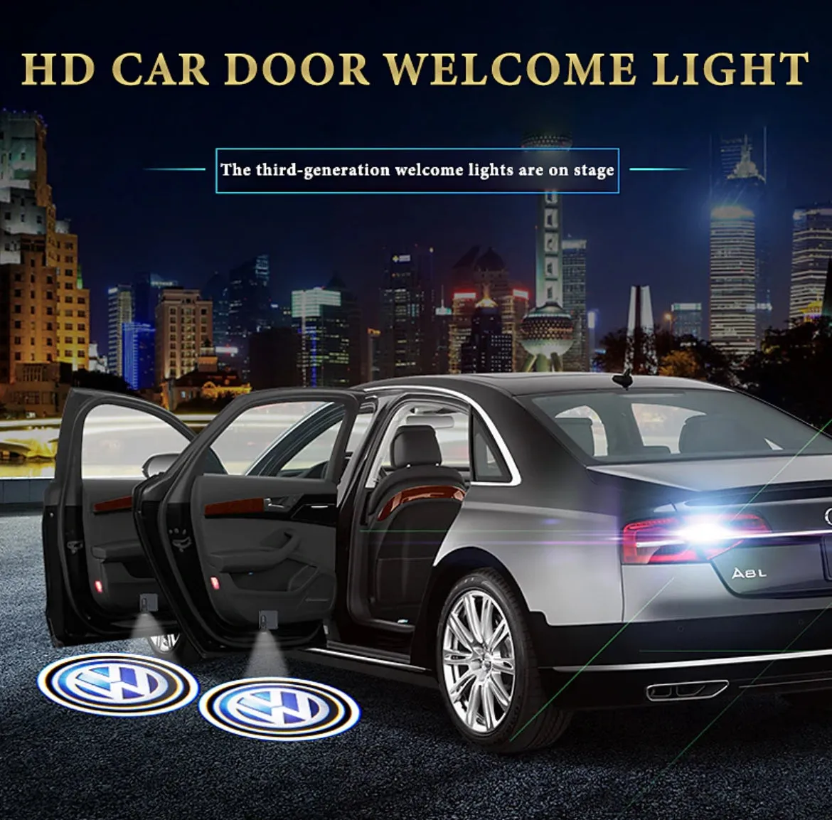 Wireless LED Car Adhesive Door Logo Projector : Make Your Ride More Luxurious🚗 - Image 2