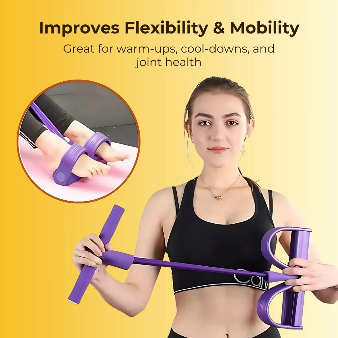 Pedal Puller Fitness Resistance Band : Get in shape by using this Just 15 Mins A Day With FREE 30 Day Fitness Guide - Image 4